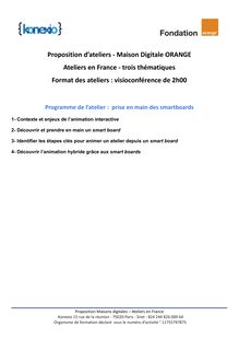 Formation des formateurs des Maisons Digitales en France avec Konexio