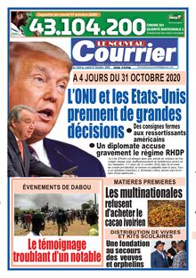 Le Nouveau Courrier n°2229 - du mardi 27 octobre 2020