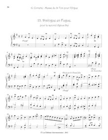 Partition , Dialogue en Fugue, pour le second Agnus Dei - , Grand Plein Jeu - Deo Gratias, Messe du 8e Ton pour l’Orgue