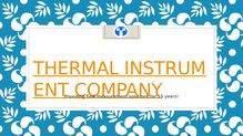 Thermal Instrument PPT