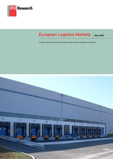 European logistics market. Trends in the european logistics sector and their implications on property.