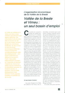 L organisation économique de la vallée de la Bresle : Vallée de la Bresle et Vimeu : un seul bassin d emploi