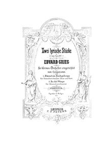Partition complète, lyrique pièces, Op.68, Grieg, Edvard par Edvard Grieg