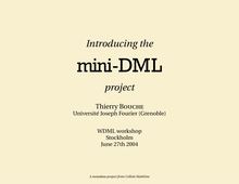 mini DML project