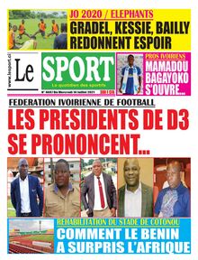 Le Sport n°4687 - du Mercredi 14 juillet 2021