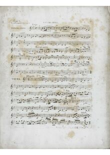 Partition violon I, Variations on  La Ci Darem la Mano , B♭ major