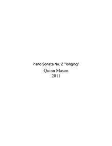 Partition complète, Piano Sonata No.2, Longing, A♭ major, Mason, Quinn