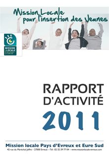Rapport d activité ML Evreux 2011