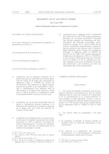 Reá glement (ce) no 1263 1999 du conseil du 21 juin 1999 relatif