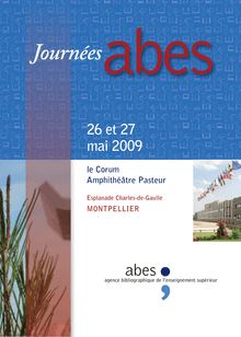 Journées Abes 2009 - Accueil - ABES.fr