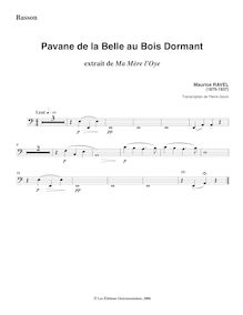 Partition basson , partie, Ma Mère l Oye (cinq pièces enfantines)