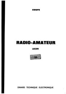 Dinard Technique Electronique - Cours radioamateur Lecon 16