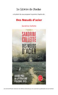 Extrait de "Des noeuds d acier" - Sandrine Colette