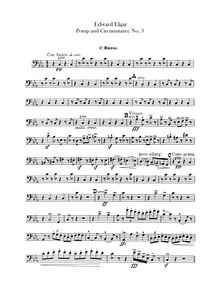 Partition Basses, Pomp et Circumstance, Op.39, Elgar, Edward par Edward Elgar