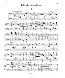 Partition complète, 3 Polish Dances, Op.9, Scharwenka, Xaver
