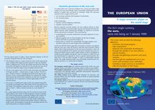 The European Union -- a major economic player on the world stage