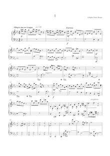 Partition complète, Piano Sonata, C minor, Bruun, Asbjørn Ibsen
