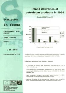 Statistics in focus. Environment and energy No 13/2000. Inland deliveries of petroleum products in 1999