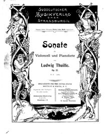 Partition de piano, violoncelle Sonata, Sonate für Violoncell und Pianoforte, Op.22