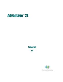 Advantage 2E 8.0 Tutorial