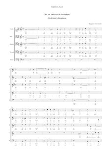 Partition Vocal score, Dulce est e incundum, Occhi miei, Giovannelli, Ruggiero