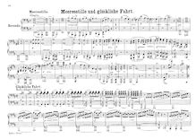 Partition complète, Overture: Meerestille und glückliche Fahrt, Op.27