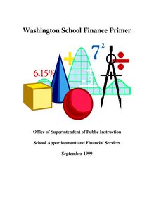 Washington school finance primer
