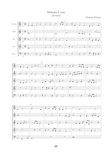 Score, Octo tonorum melodiae quinque vocibus, Stoltzer, Thomas