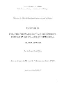 Mémoire de DEA d Histoire  et Anthropologie juridiques UNE ETUDE DE ...