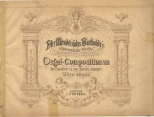 Partition complète, Three préludes et fugues, Mendelssohn, Felix