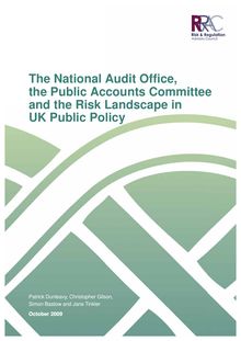 The National Audit Office, the Public Accounts Committee and the Risk  Landscape in UK Public Policy