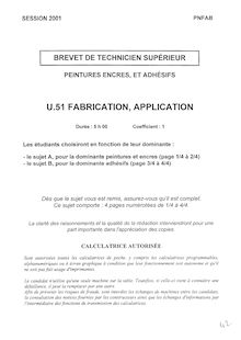 Btspeint fabrication   application 2001 fabrication application