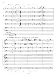 Partition I, Allegro con spirito, Serenade pour orchestre, Op.95