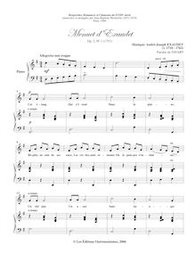 Partition complète, 6 Trio sonates, G major, Exaudet, André-Joseph