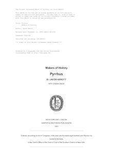 Pyrrhus - Makers of History
