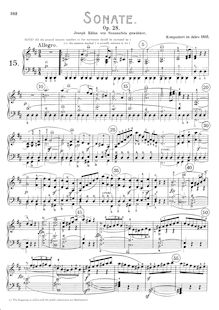 Partition complète, Piano Sonata No.15, Pastoral, D major, Beethoven, Ludwig van