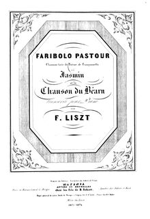 Partition complète (S.236/2), Chanson du Béarn, Pastorale