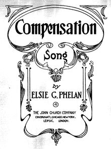 Partition complète, Compensation, E♭ major, Phelan, Elsie Gertrude
