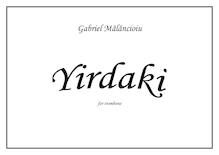 Partition complète, Yirdaki, Malancioiu, Gabriel