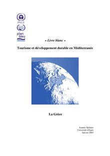 " Livre blanc " Tourisme et développement durable en Méditerranée