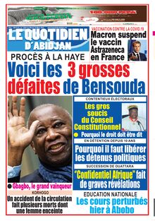 Le Quotidien d’Abidjan n°3054 - du mardi 16 mars 2021