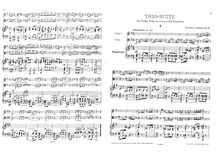 Partition complète et parties, Trio-, Op.23, E minor, Rehbaum, Theobald