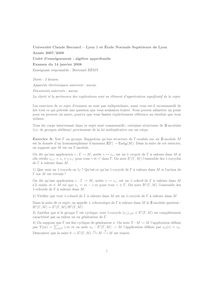 Université Claude Bernard Lyon et École Normale Supérieure de Lyon