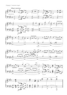 Partition Kyrie 3, Conclusion, 6 Messes faciles pour l orgue, Fétis, François-Joseph