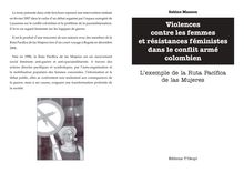 Violence contre les femmes et résistances féministes dans ...