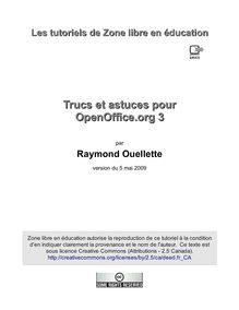 Trucs et astuces pour openoffice org 3