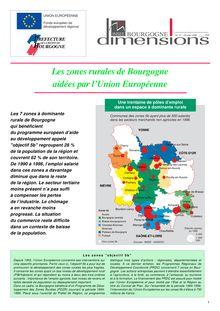 Les zones rurales de Bourgogne aidées par l Union Européenne   