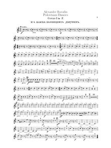 Partition cor 1, 2, 3, 4 (F), Prince Igor, Князь Игорь - Knyaz Igor