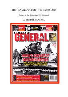 THE REAL NAPOLEON IN ARMCHAIR GENERAL MAGAZINE