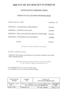 Btsimmo 2005 gestion immobiliere